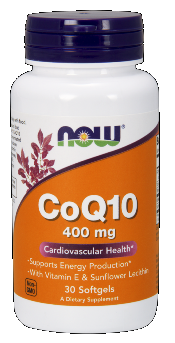 CoQ10 400 mg (30 Softgels) NOW Foods